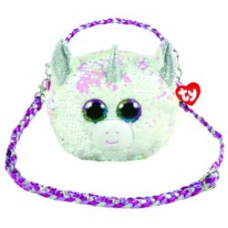 beanie baby unicorn wrist bag