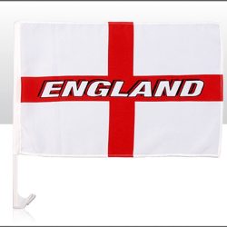 St George + England Car Flag 12″ x 18″