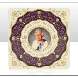 Queen Elizabeth II Comm Wooden Magnet