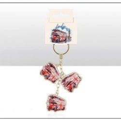 UJ London Bus Charm Keyring