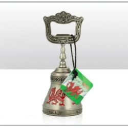 Wales Cymru Dragon Metal Bottle Opener Bell