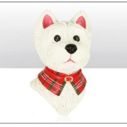 Westie Head Resin Magnet