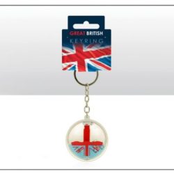 Union Jack Floating Telephone Box Keyring