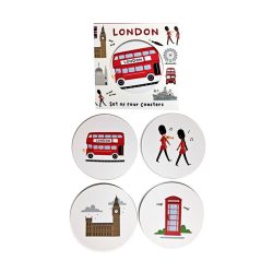 London Souvenir Coaster Set