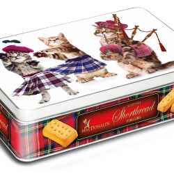 Dancing Cats Shortbread Tin