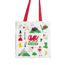 Welsh Dragon Wales (Cymru) Reusable Tote Bag