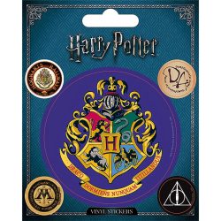 Harry Potter (Colourful Crest Hogwarts) Vinyl Sticker Set