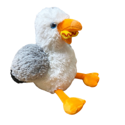 Plush Giant Seagull with Chip 60cm